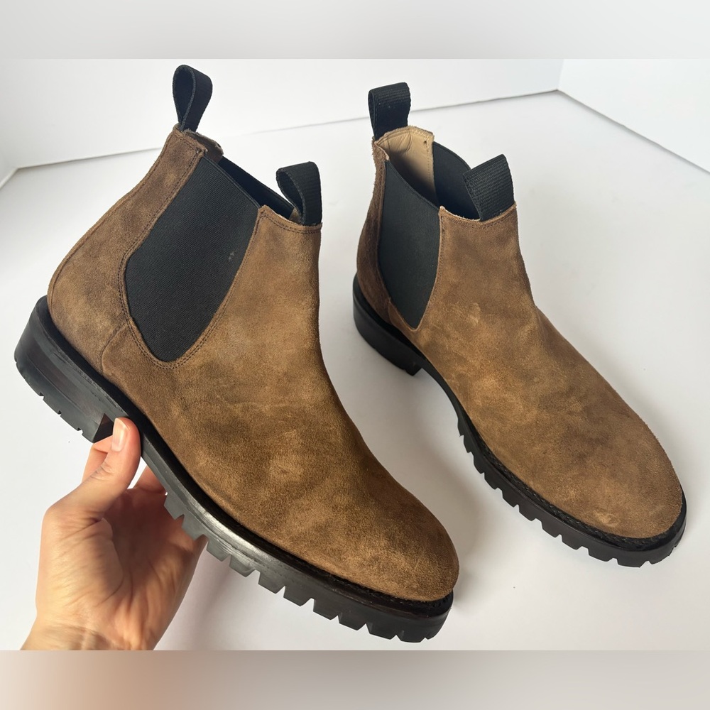 Rhodes Jackson Leather Lug Sole Chelsea Boots - Picture 2 of 14
